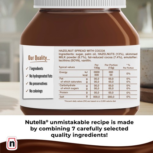 Nutella Hazelnut Chocolate Spread