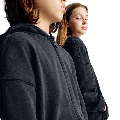 M&S Cotton Rich Plain Hoodie, 8-9 Y, Navy