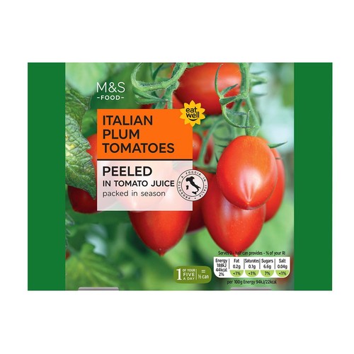 M&S Italian Peeled Plum Tomatoes