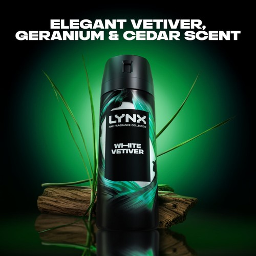 Lynx Fine Fragrance Collection Premium Deodorant Bodyspray White Vetiver