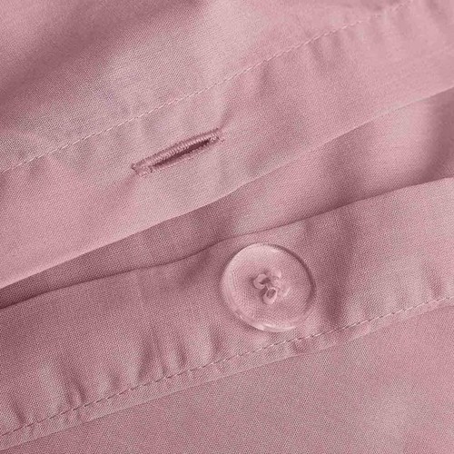 M&S Cotton Rich Bedding Set, King Size, Blush