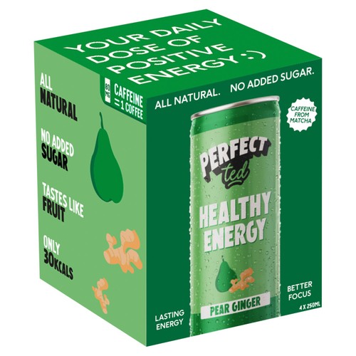 PerfectTed Natural Energy Pear Ginger