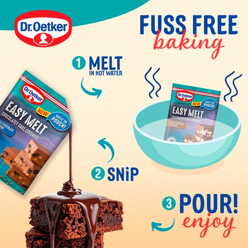 Dr. Oetker Easy Melt Milk Chocolatey Cake Covering