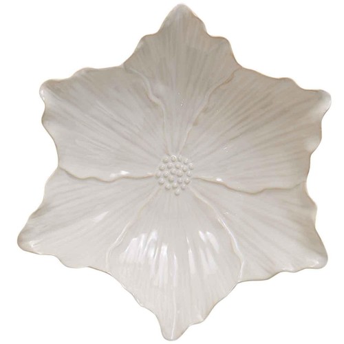 M&S Handkerchief Centrepiece Ceramic Bowl, One Size, Multi