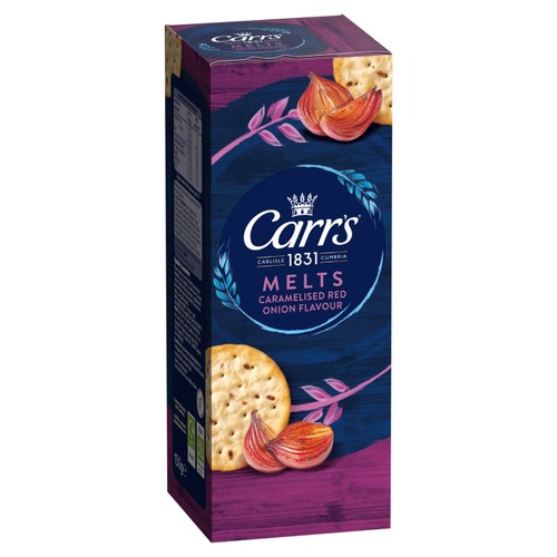 Carr's Melts Caramelised Red Onion Crackers