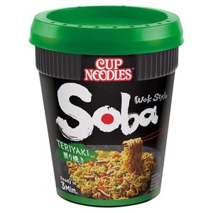 Nissin Soba Teriyaki Instant Noodles Pot