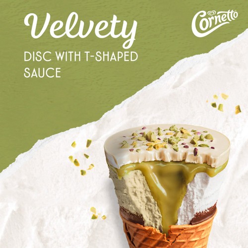 Cornetto MAX Pistachio Ice Cream Cones