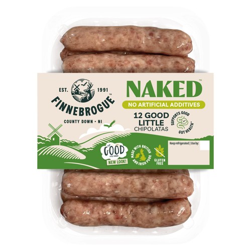 Finnebrogue Naked 12 Good Little Chipolatas