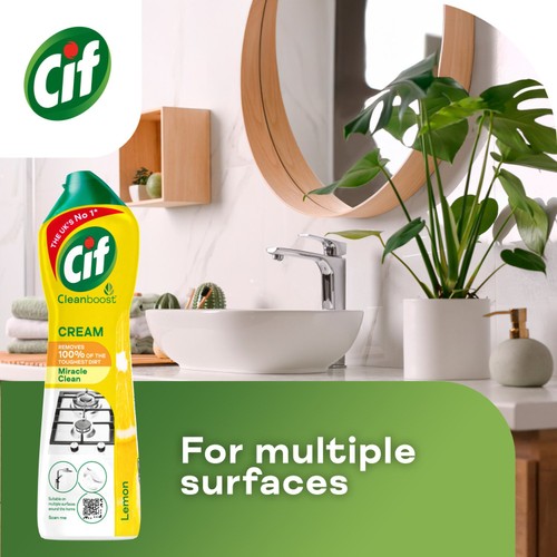 Cif Lemon Multipurpose Cream Cleaner