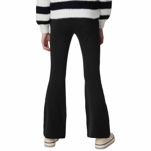 M&S Girls Cotton Flared Leggings, 11-12 Years, Black