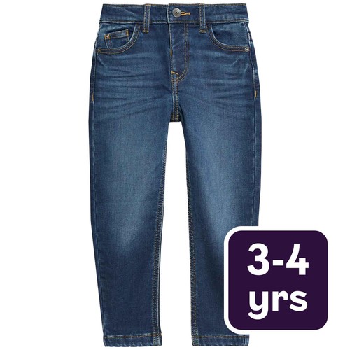 M&S Boys Skinny Jeans, 3-4 Years, Dark Denim