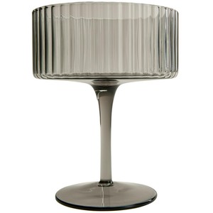 (CELINE) Ribbed Coupe, Dark Grey