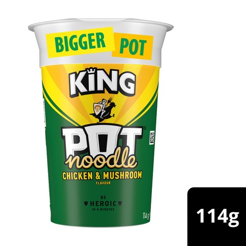King Pot Noodle Chicken & Mushroom