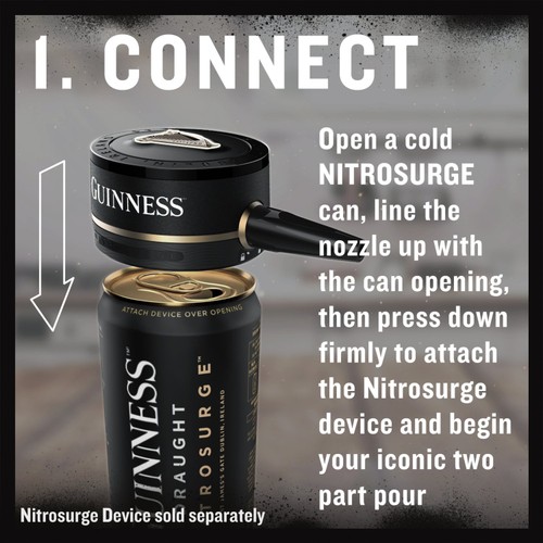 Guinness Draught Nitrosurge Cans (Requires Nitrosurge Device)