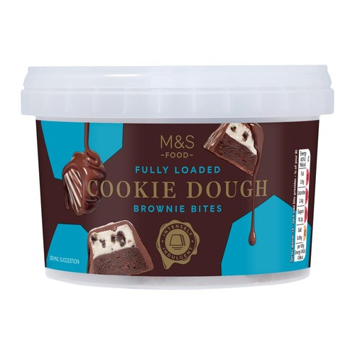 M&S Brookie Dough Brownie Mini Bites