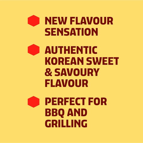 Kikkoman Korean Style Teriyaki BBQ Sauce with Garlic, Sesame & Chilli