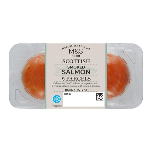 M&S Smoked Salmon Parcels