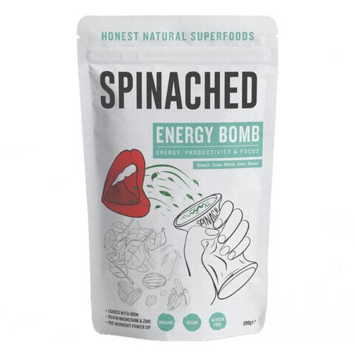 Spinached Organic Energy Bomb Iron, Magnesium & Zinc supplement, 200g