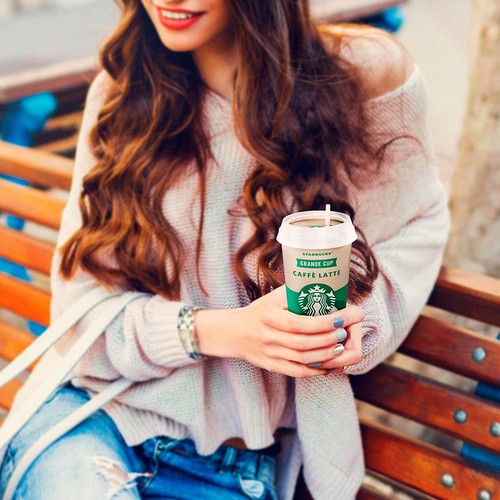 Starbucks Caffe Latte Grande Iced Coffee