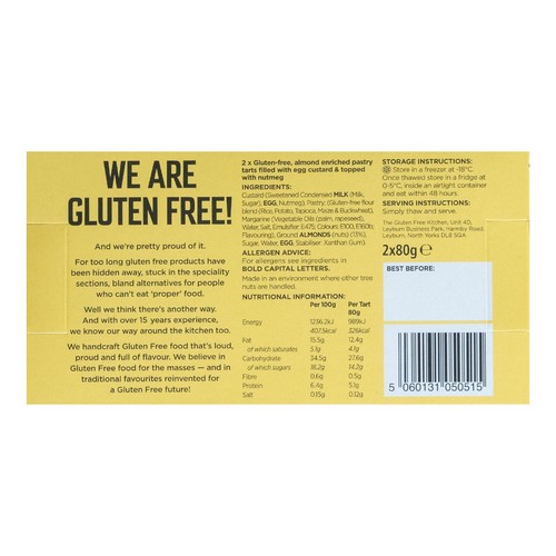 The Gluten Free Kitchen Egg Custard