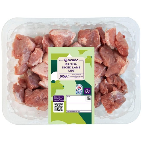 Ocado British Diced Lamb Leg