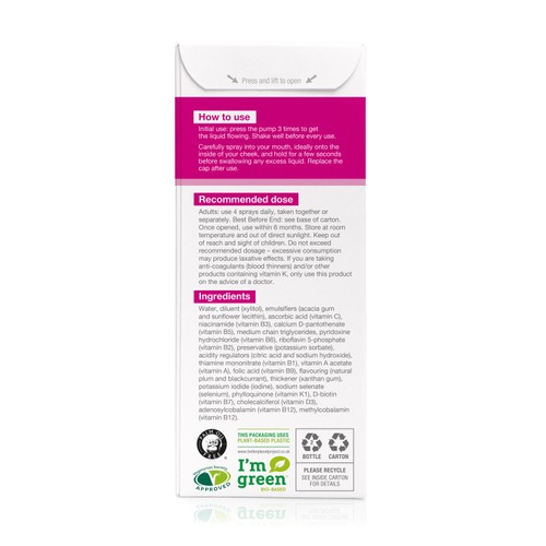 BetterYou Multivitamin Daily Oral Spray 