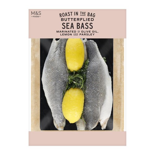 M&S Butterfly Seabss Roast in Bag