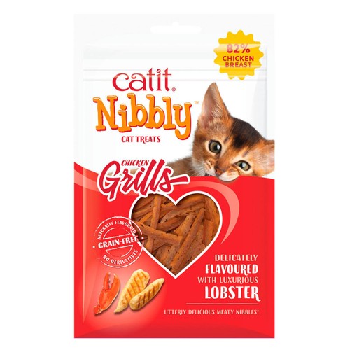 Catit Nibbly Grills Chicken & Lobster Cat Treat
