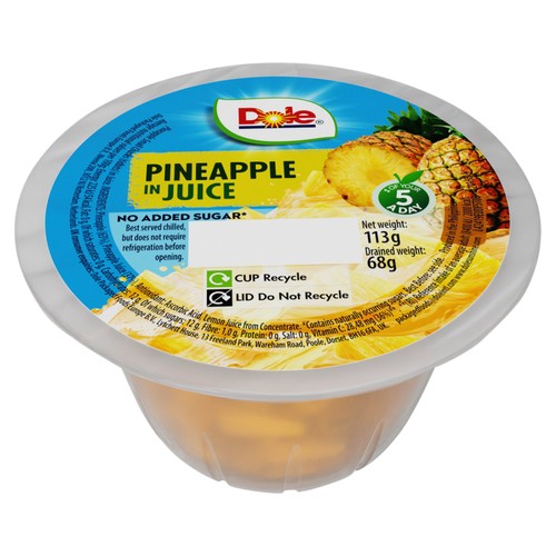 Dole Pineapple In Juice Pot 