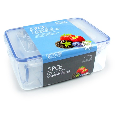 LocknLock 5pc Storage Container Set