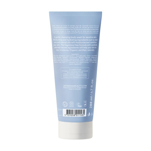 Urtekram Organic Fragrance Free Body Wash (Sensitive Skin)