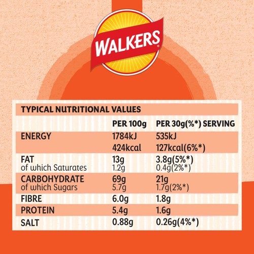 Walkers Oven Baked Sun Dried Tomato & Basil