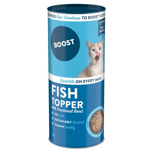 Boost Pet Fish Functional Meal Topper for Cats