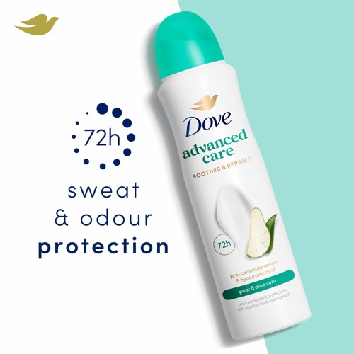 Dove Advanced Antiperspirant Deodorant Pear & Aloe Vera Aerosol - Ocado