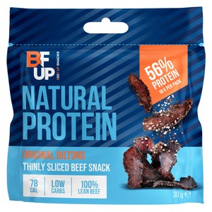 Beef Up Snacks Smokey Maple Biltong Premium Marinated Lean Beef