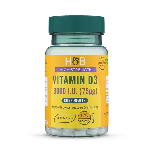 Holland & Barrett Vitamin D 3000 I.U. 75ug 