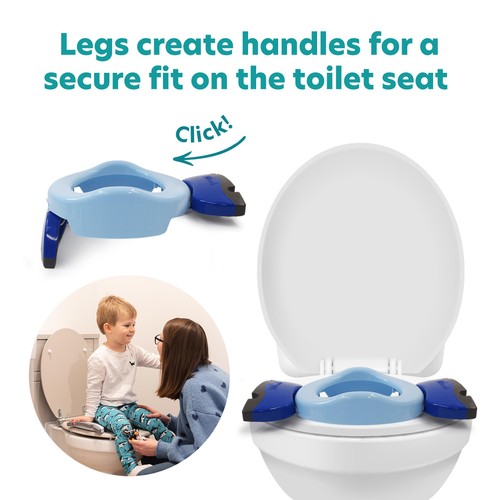 Potette Plus 2in1 Folding Portable Potty, White