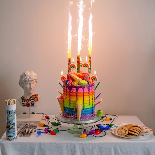 Talking Tables Rainbow Singing Cake Fountain