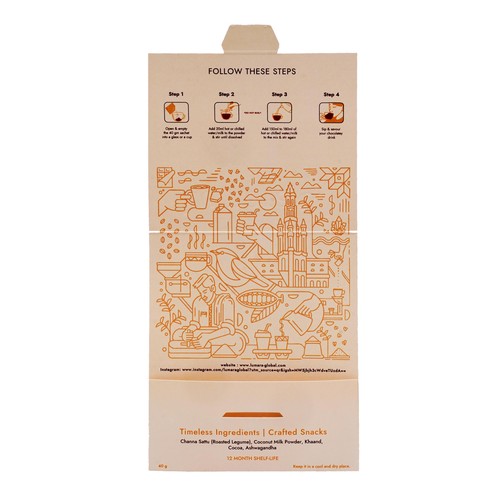 Lumara Cocoa Karma roasted chana sattu chocolate drink