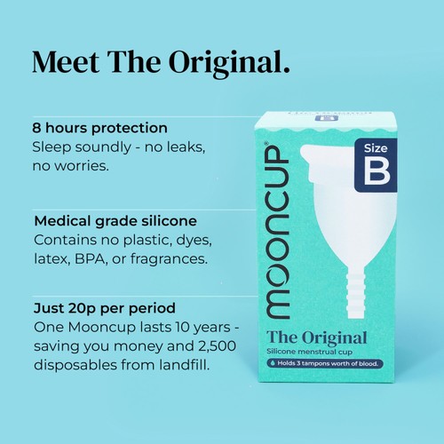 Mooncup Original Menstrual Cup, Size B