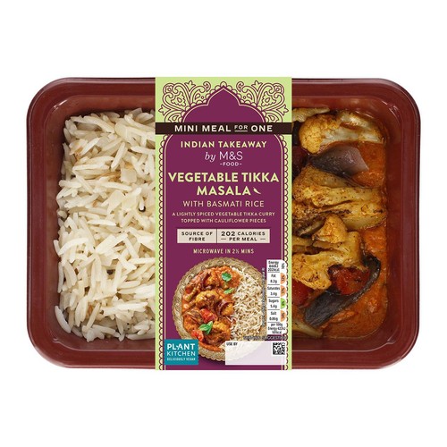 M&S Vegetable Tikka Masala with Basmati Rice Mini Meal