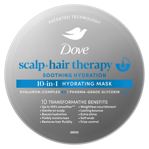 Dove Soothing Hydration Hair Mask for Smooth, Soft and Moisturised Hair
