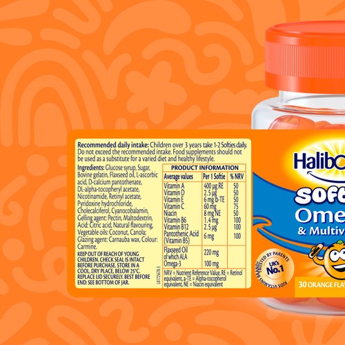 Haliborange Multivitamin & Omega-3 Softies 3-12 yrs