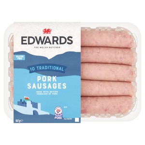 Edwards 10 Traditional Pork Sausages