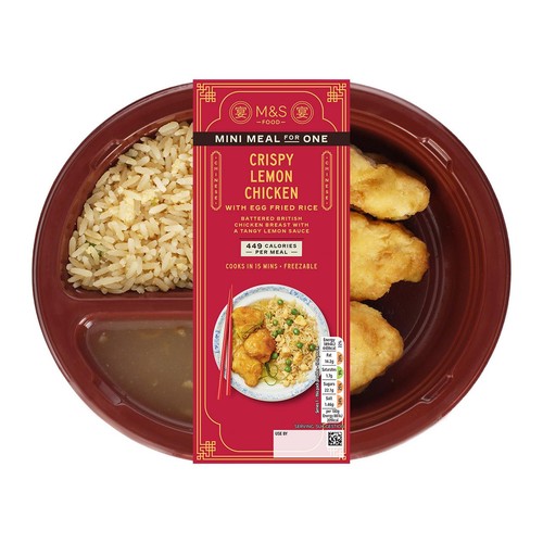 M&S Crispy Lemon Chicken with Egg Fried Rice Mini Meal