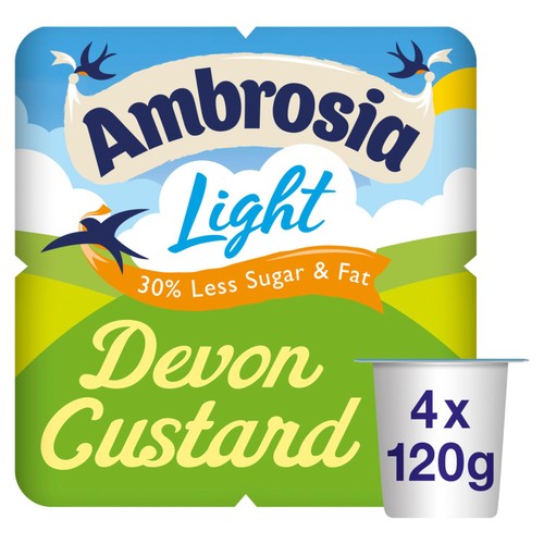 Ambrosia Low Fat Custard Dessert Snack Pots