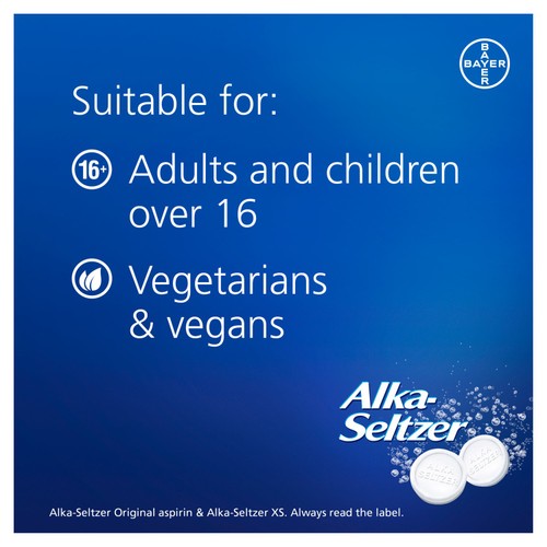 Alka Seltzer Original Pain Relief Effervescent Tablets