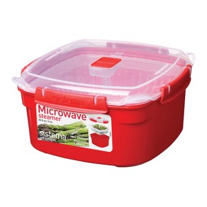Sistema Microwave Food Steamer with Steam Vent & Basket 2.4L
