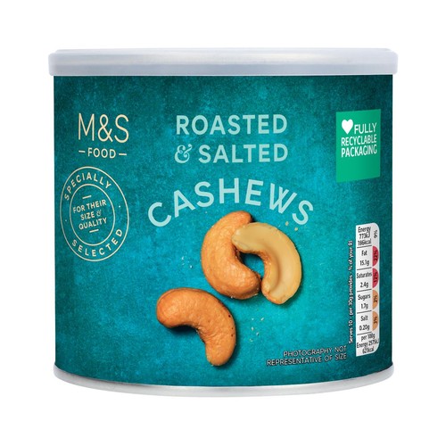 M&S Roasted & Salted Cashew Tin