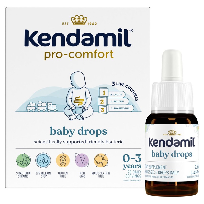 Kendamil Comfort Baby Drops Friendly bacteria gut health drops - Ocado